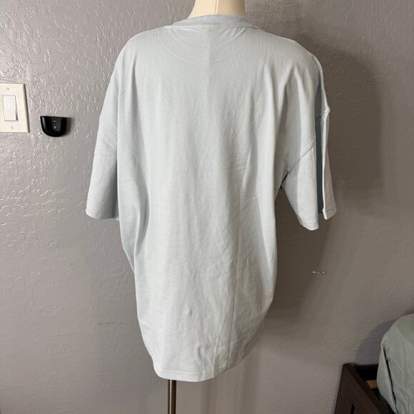 Comfrt Essential Oversized Tee, Skylight, M - Picture 3 of 7